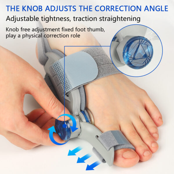 Upgraded Bunion Corrector for Women & Men, Orthopedic Bunions Correction with Non-Slip Big Toe Separators, Adjustable Bunion Splint Suitable for Left/Right Feet Bunion Relief (1PCS) - Image 7