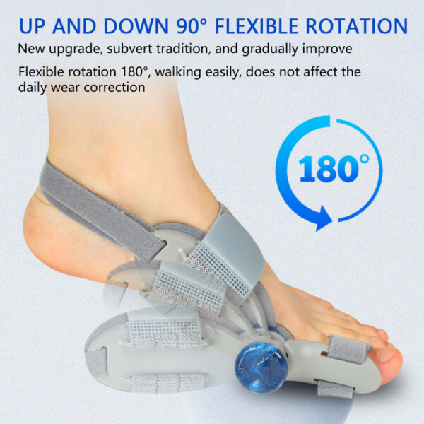 Upgraded Bunion Corrector for Women & Men, Orthopedic Bunions Correction with Non-Slip Big Toe Separators, Adjustable Bunion Splint Suitable for Left/Right Feet Bunion Relief (1PCS) - Image 4